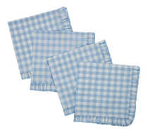 Load image into Gallery viewer, Gingham Ruffle Napkins