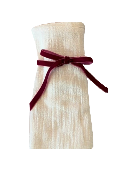 Set of 4: Ivory Linen Napkin